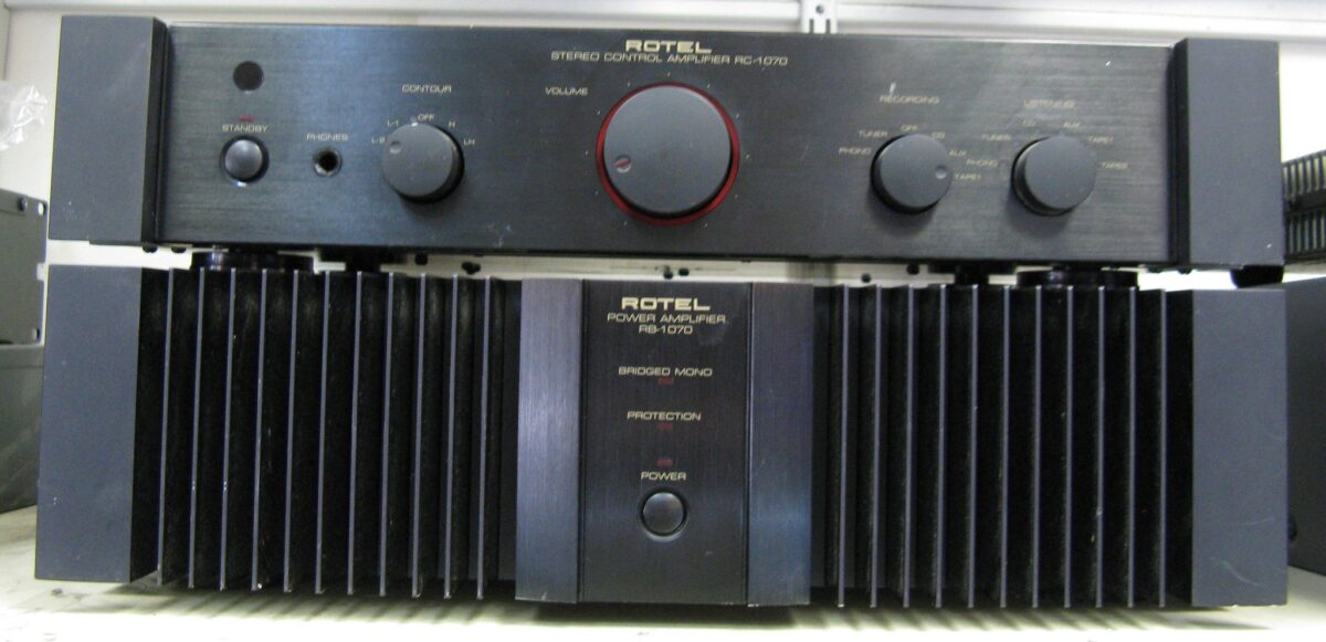 Only 291.60 usd for Rotel RC-1070 PreAmp and RB-1070 Power Amp Online at  the Shop